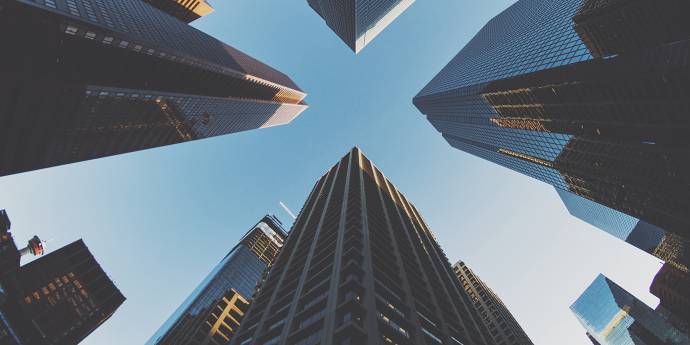 four sky scrapers