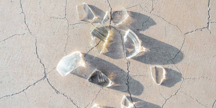 Walking on broken glass